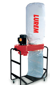 Aspirateur Lurem type RDC 1500 220 V ou 380 V – sac filtre 1 micron