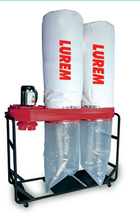 Aspirateur Lurem type RDC 2200 220 V ou 380 V – sac filtre 1 micron